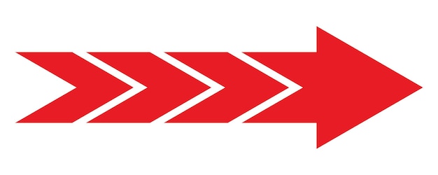 red arrows on white background