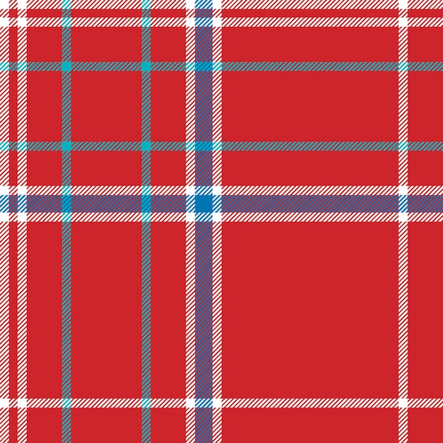 Red background check fabric texture seamless pattern