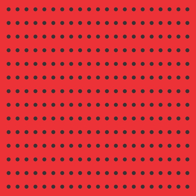 Vector red background in circle