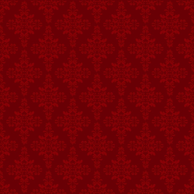 Premium Vector  Red background victorian red seamless pattern