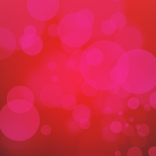 Red background with bokeh