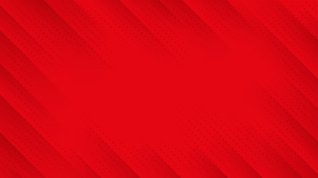 Vector red background with diagonal lines and abstract dots.