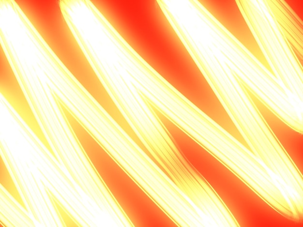 red background with glowing strokes