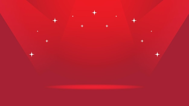 Red background with lighting and sparkle