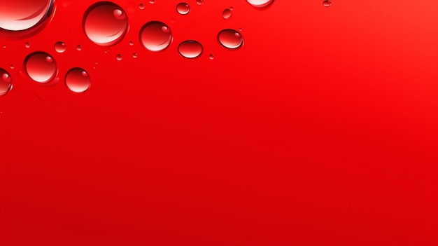 Vector a red background with some bubbles that is red