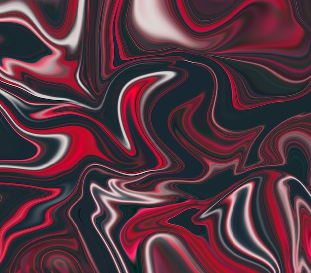 A red and black abstract background with a pattern of lines and swirls.