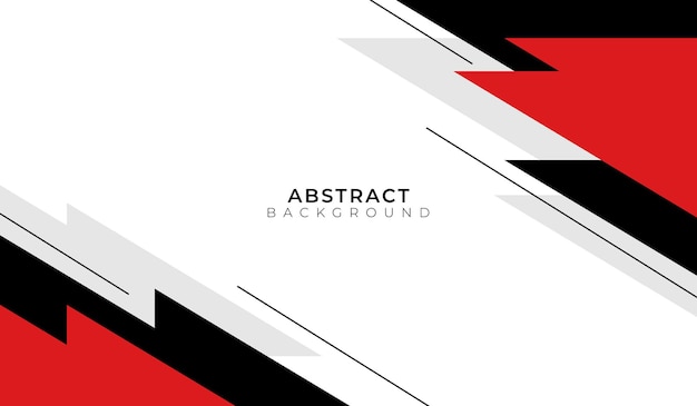 Vector red and black abstract banner background premium vector