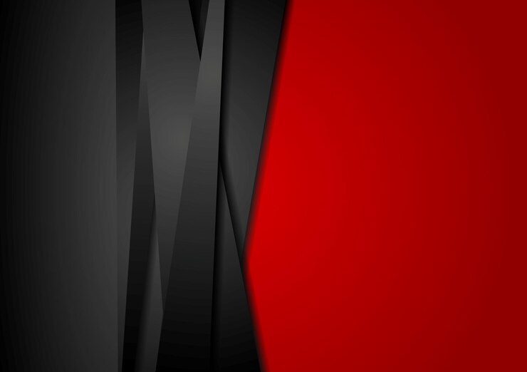 Vector red and black abstract striped background. corporate vector design