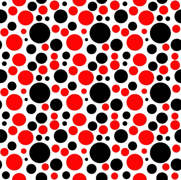 red and black dot