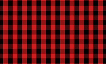 Buffalo Plaid Pattern Red Black Seamless Stock Vector (Royalty