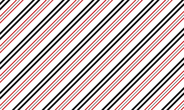 赤と黒のストライプパターンで赤と黒で線が描かれています