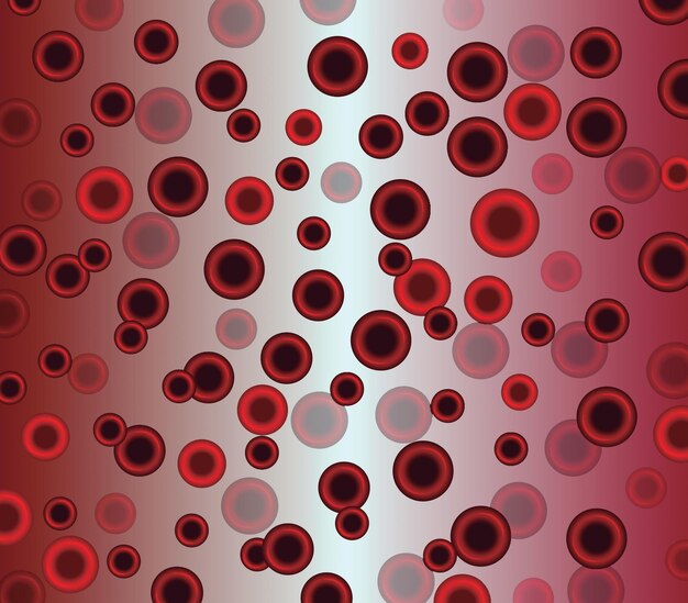 Vector red blood cell background