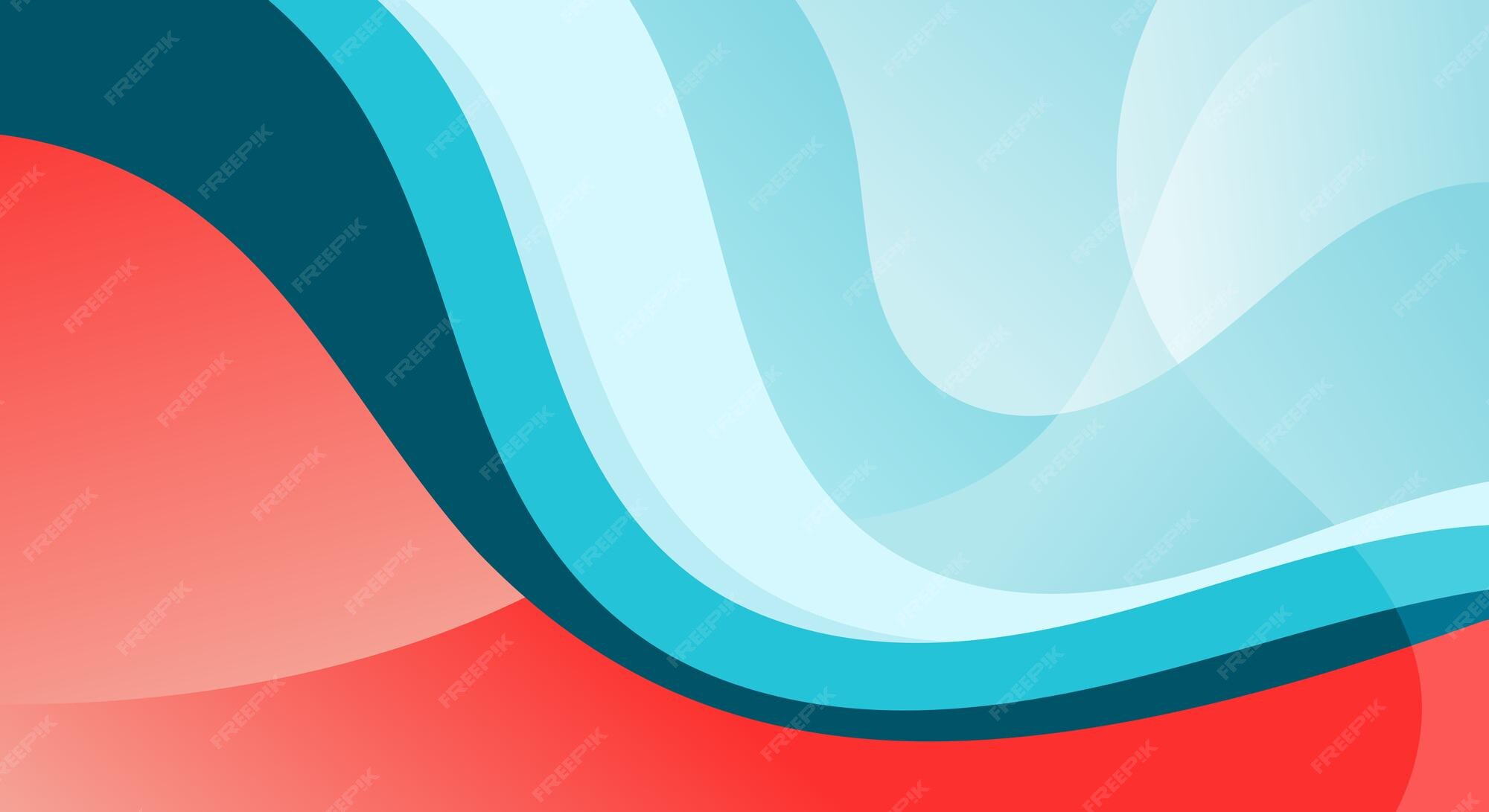 Premium Vector | Red and blue background
