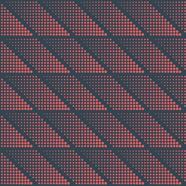 Vector red blue halftone pattern incline rectangles vector retro abstract background. repetitive dotted geometric texture retro futurism structure tileable minimalist wallpaper