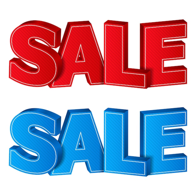 Red and Blue Sale