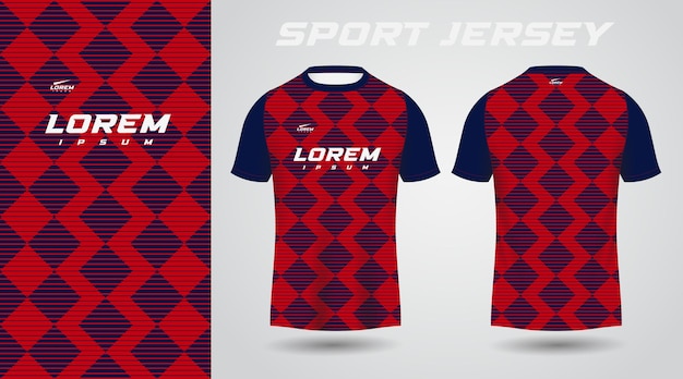 red blue shirt sport jersey design