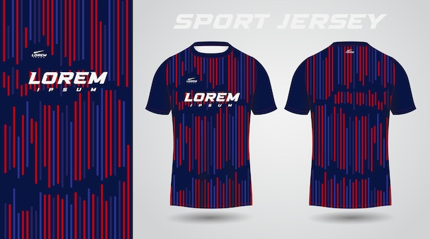 red blue shirt sport jersey design