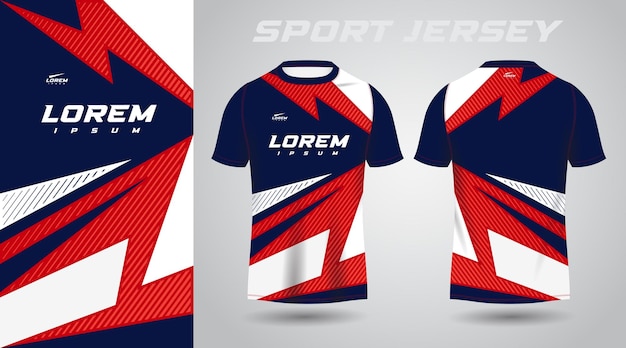 red blue shirt sport jersey design