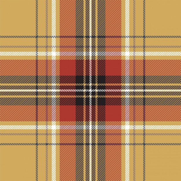 Red blue tartan fabric texture seamless pattern.  .