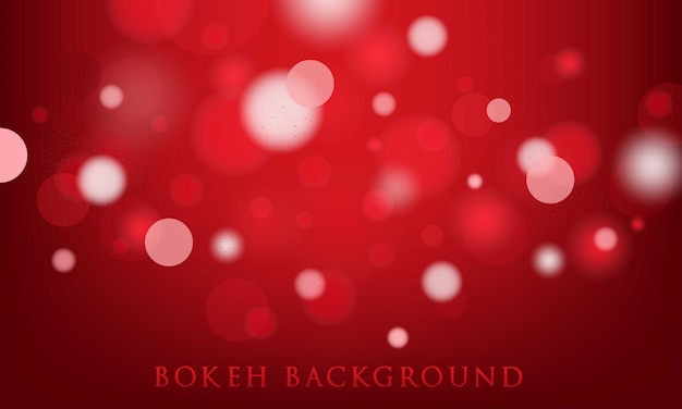 Red bokeh background, abstract, light texture