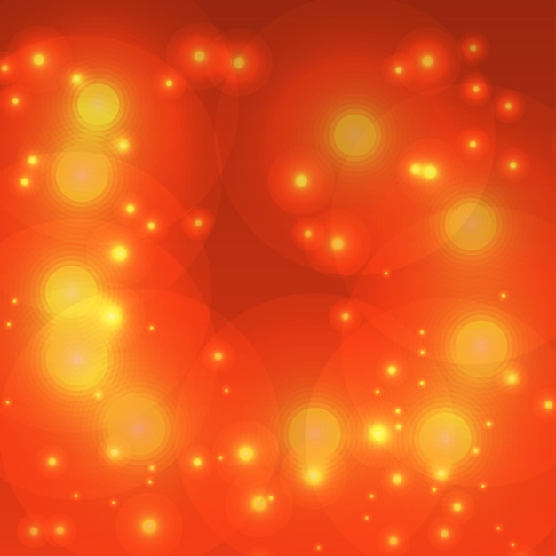 Vector red bokeh background