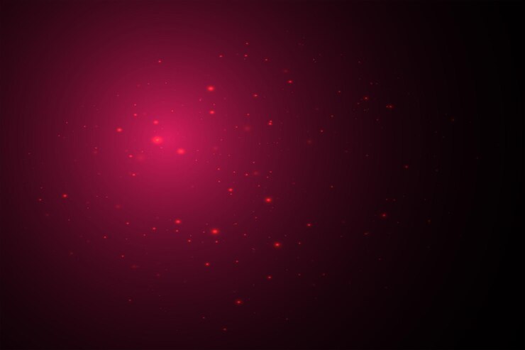 Vector red bokeh pink particles fly glow background