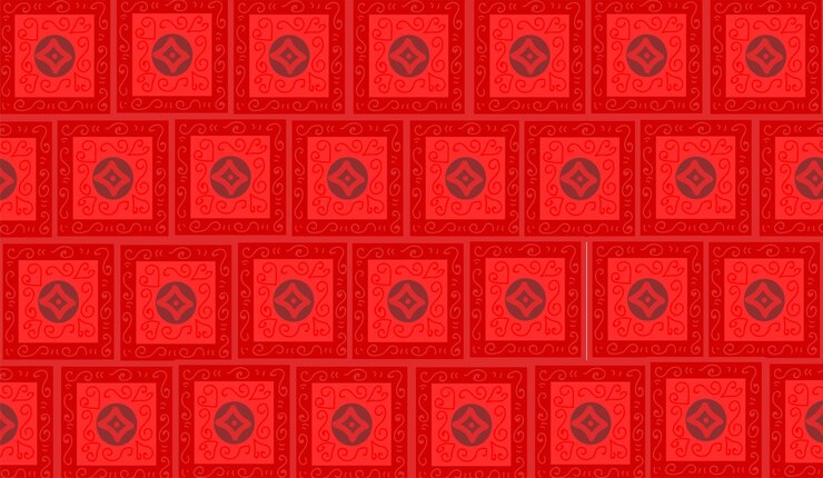 Vector red box background