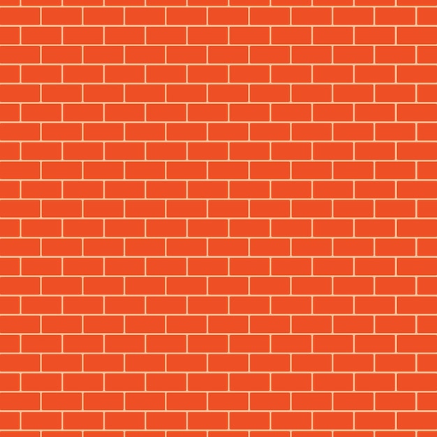 Red Brick Wall Seamless Pattern