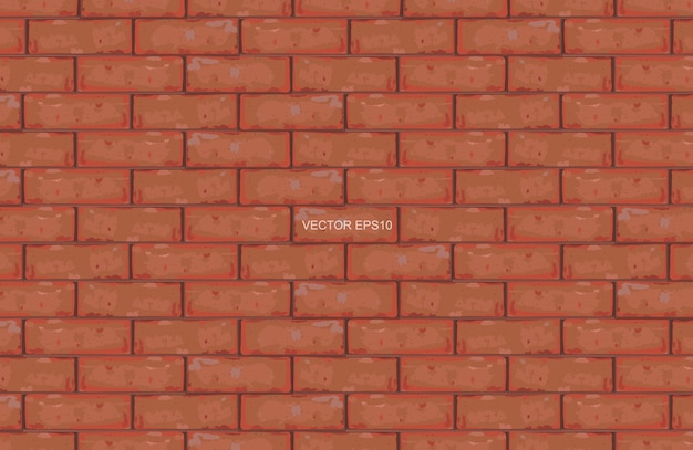 Red brick wall texture background. 