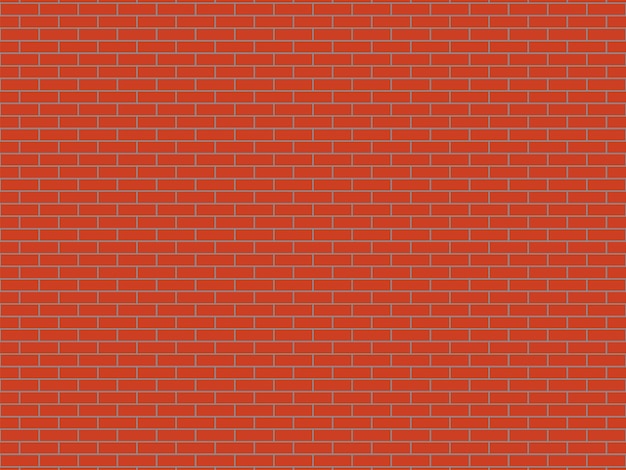 Red brick wall Vector design