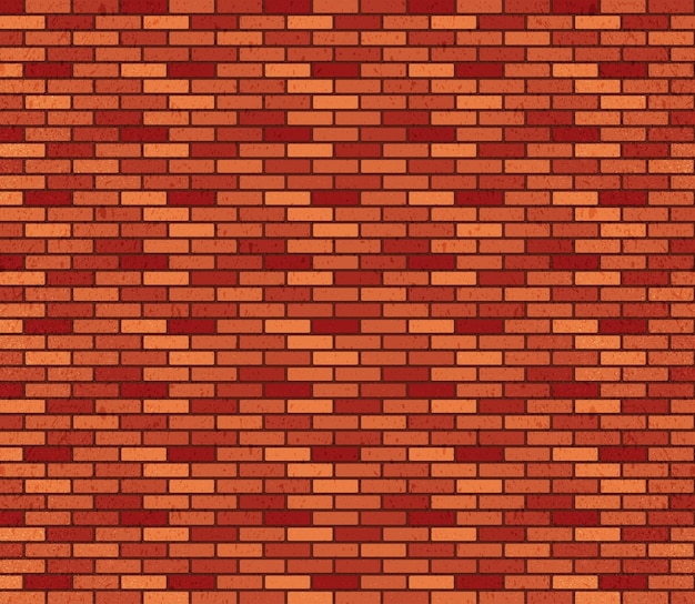 Red Brown Brick Wall Pattern Background