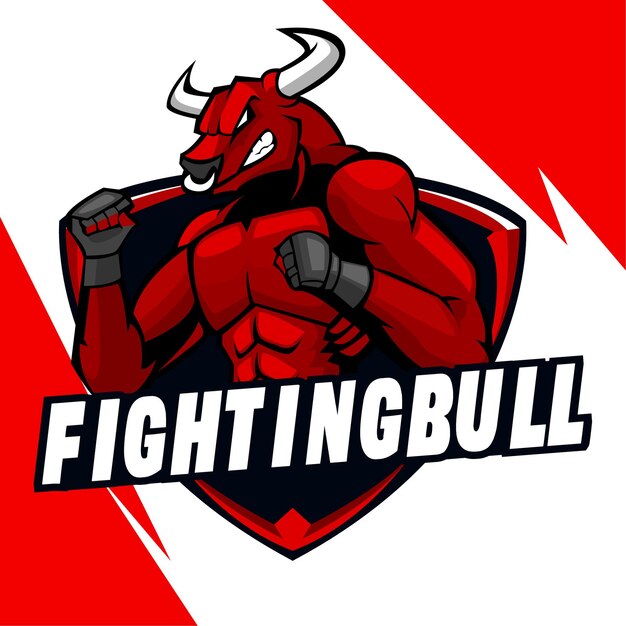 RED BULL MASCOT LOGO VECTOR