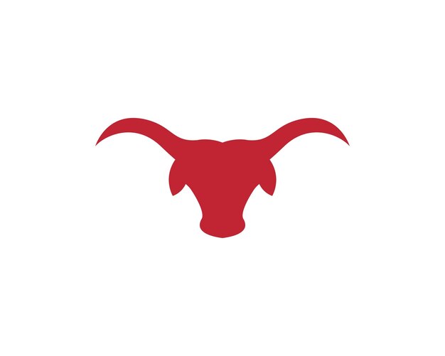 Vector red bull taurus logo template