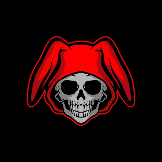 red bunny skull