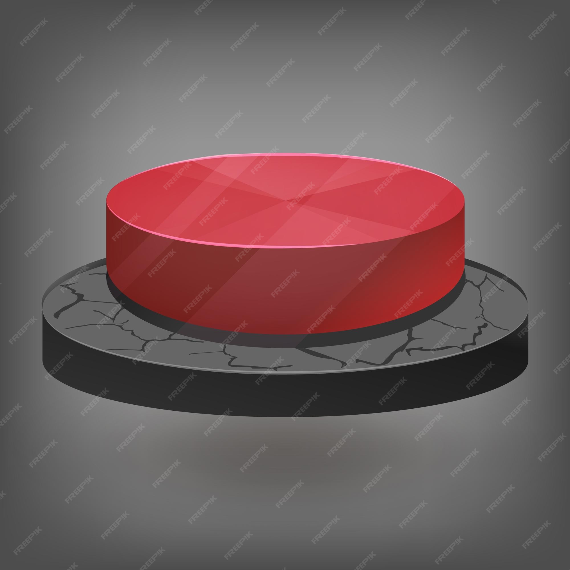 Play now button. Click on the red button. Vector 5724656 Vector Art at  Vecteezy