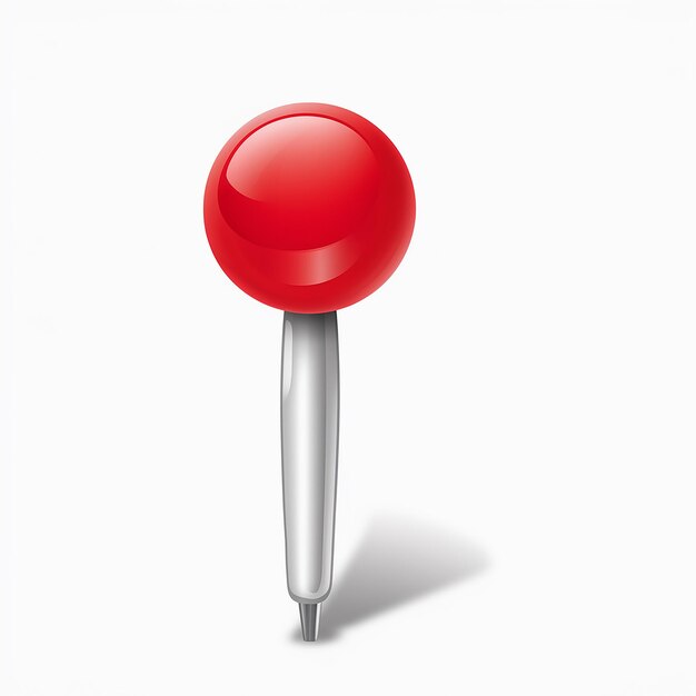 a red button with a red dot on it