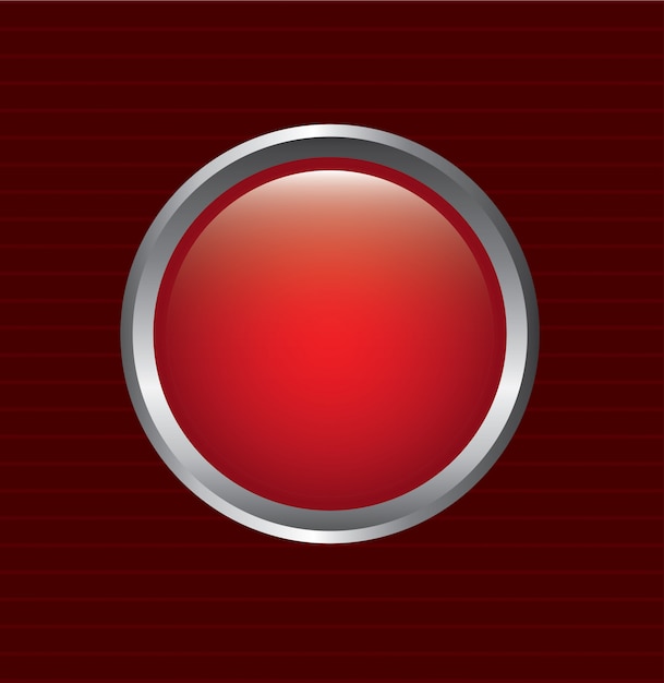 Vector red button
