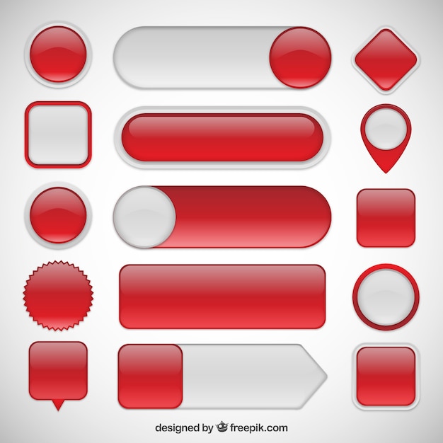 Red Button 3d Images - Free Download on Freepik