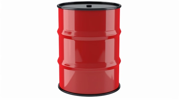 Vector a red can of oil