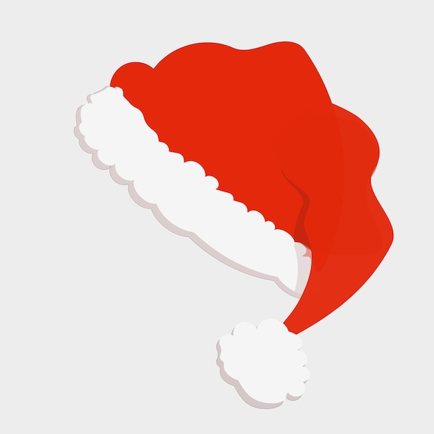 Vector red caps png christmas decorations santa claus hat christmas image