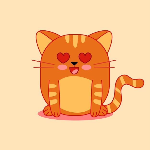 cartoon red cat icon over white background, colorful desgin, vector  illustration Stock Vector Image & Art - Alamy