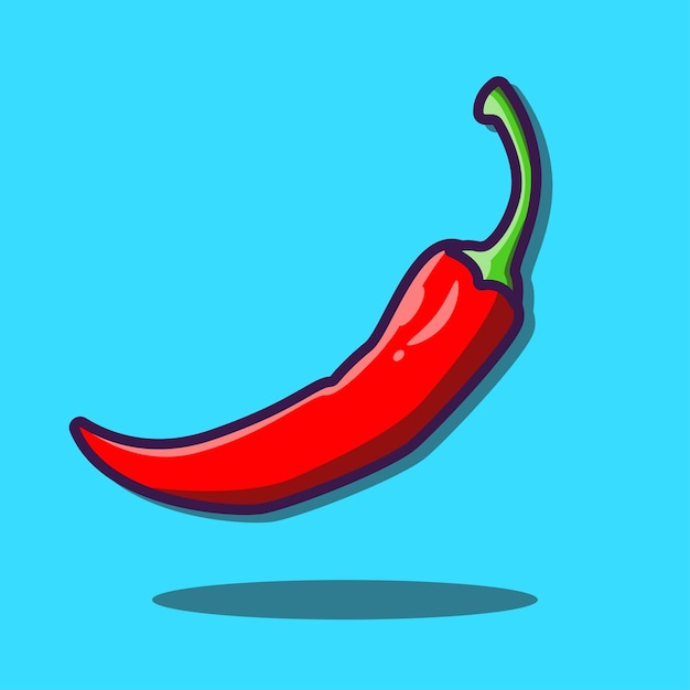 red chili cartoon design premium vector