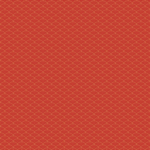 Vector red chinese traditional oriental ornament background