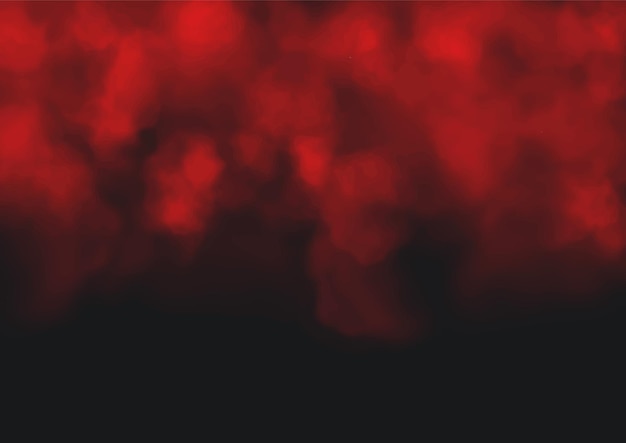 Vector red cloud background