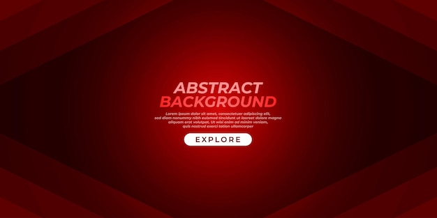 Red color abstract background with Triangular diagram