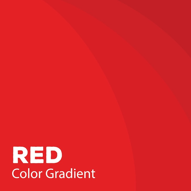 Vector red color gradient