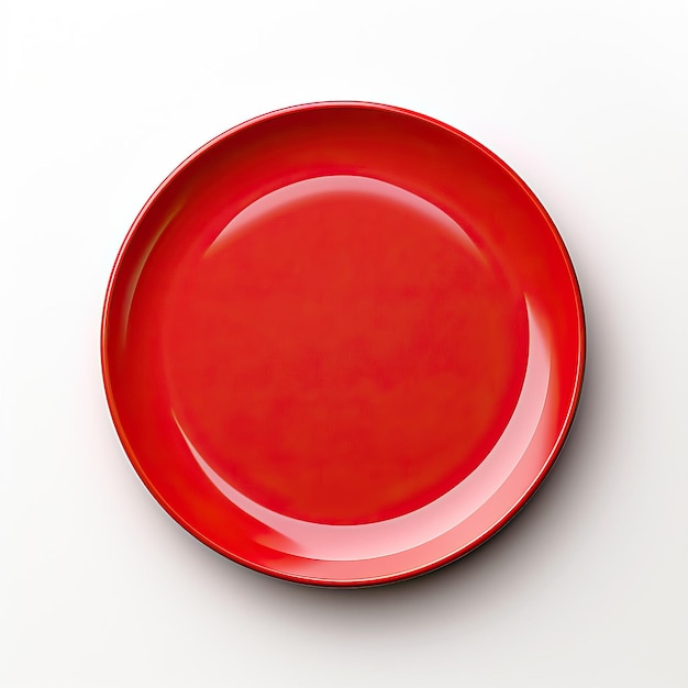 Вектор Красный цвет плита плоский вектор белый фон изолированный hig
