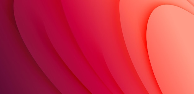 Red colours gradient curves and waves abstract background modern one hint backdrop play