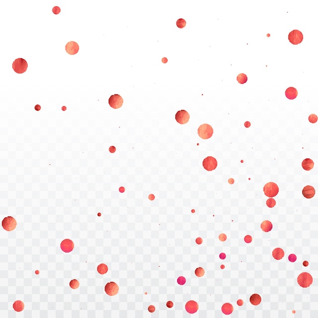 Vector red confetti background.