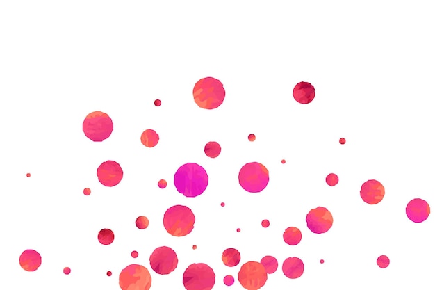 Vector red confetti background.